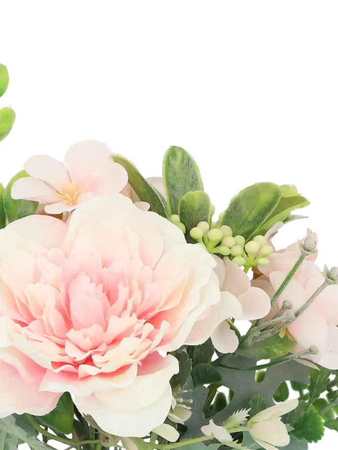 Bukiet ROSY sztuczny różowy 26 cm