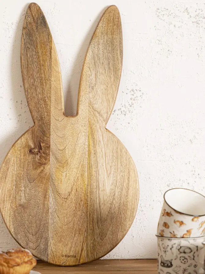 Deska RABBIT wielkanocna z uszami duża 30x55 cm