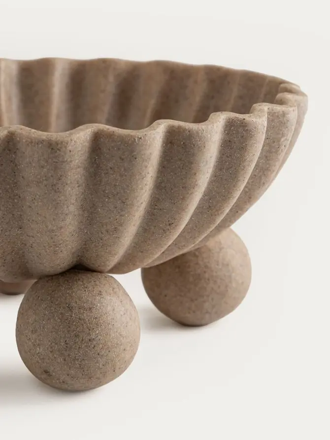 Taca dekoracyjna AUREA na okrągłych nóżkach 20,6x19x3,5 cm