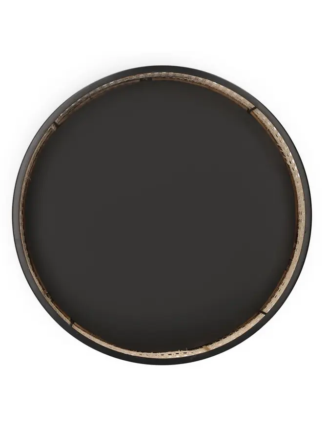 Stolik JENS kawowy rattan naturalny 51x51x61 cm