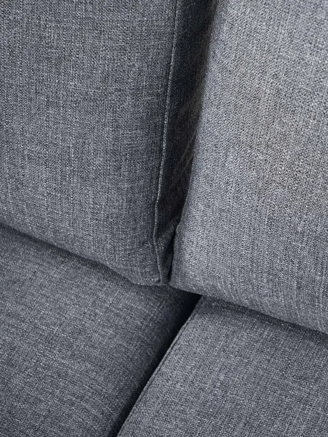 Zestaw mebli LUSSO szary ze stolikiem 212x67x72 cm