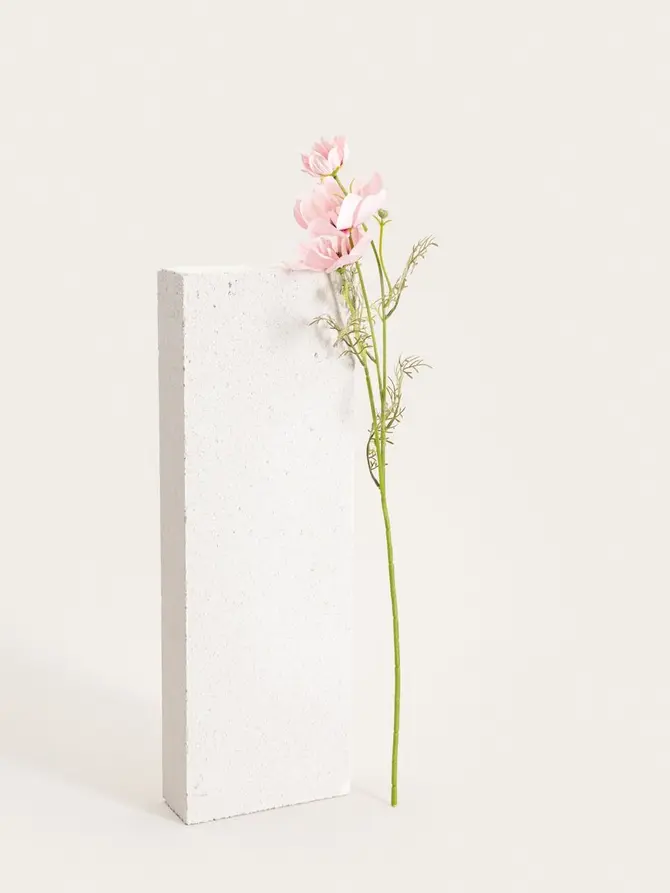Gałązka sztuczna EMRA maki różowe 76 cm