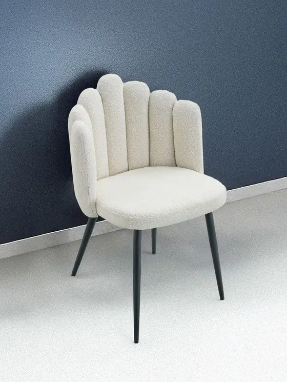 Krzesło LUXE Ecru 56x55x86 cm