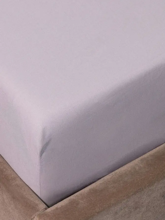 Prześcieradło LAUKO renforce szare 160x200 cm