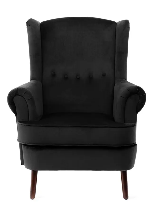Fotel FOSSBY czarny 86x85x108 cm