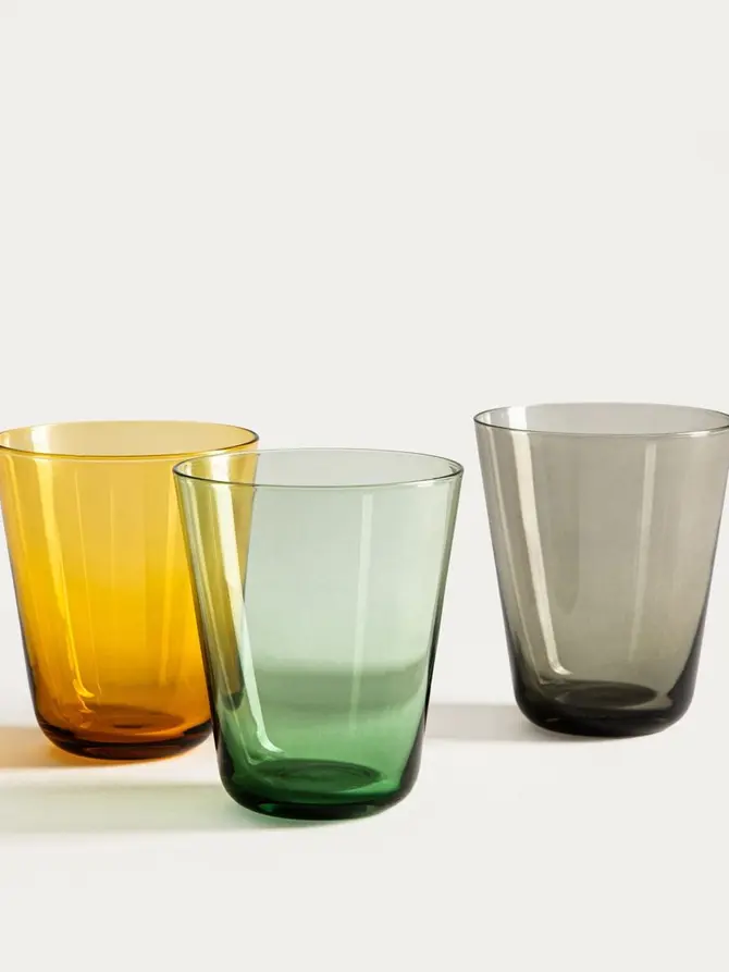 Szklanka AMBERIS zielona wysoka 0,3 l