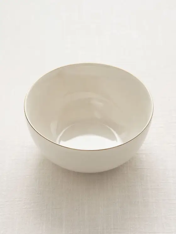 Miseczka AUROO ze złotą obwódką 14 cm