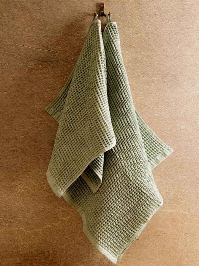 Ręcznik VAFFEL pistacjowy 70x130 cm
