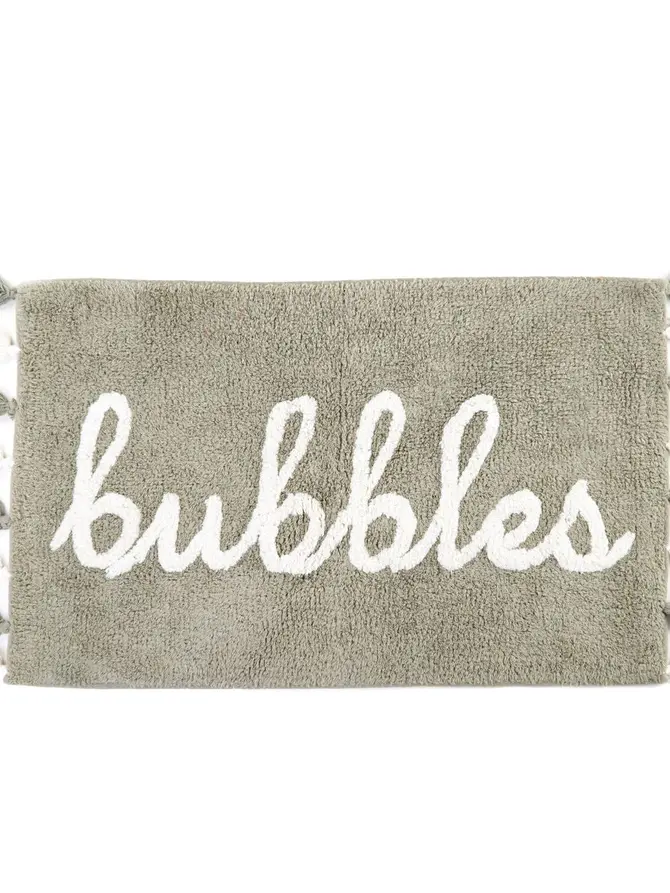 Dywanik łazienkowy BUBBLES Bawełniany pistacjowy 50x80 cm