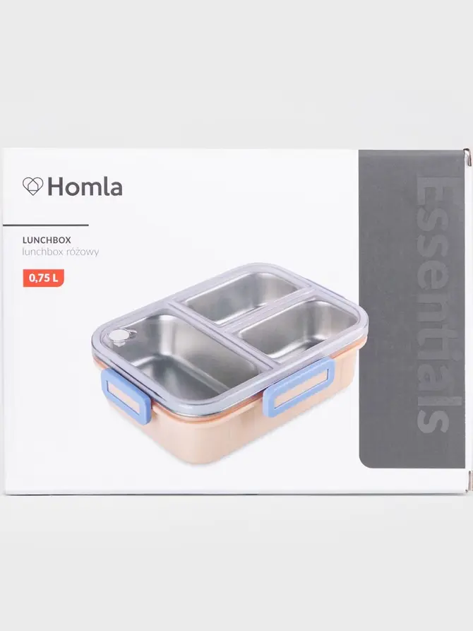 Lunchbox B2 KYOTA 3 elementy różowy 0,75l