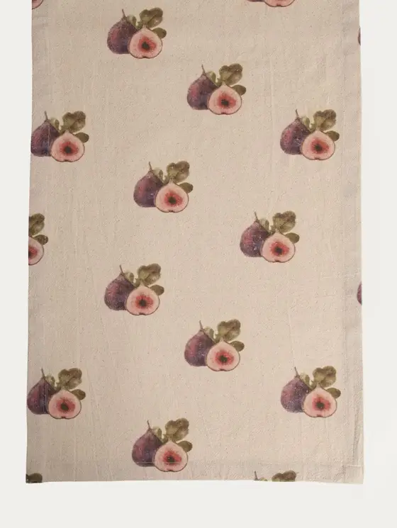 Bieżnik AMBRA bawełniany z figowym wzorem 40x160 cm