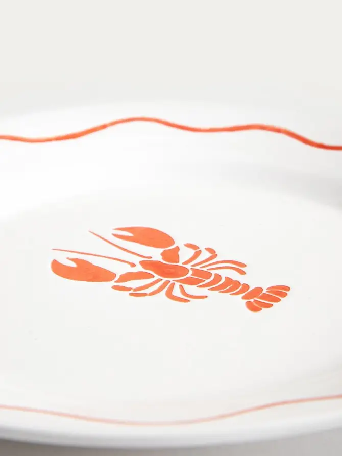 Talerz KAOMA deserowy z homarem 21 cm