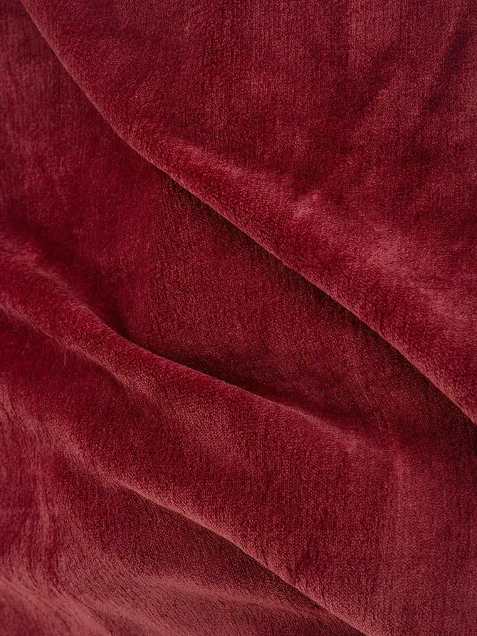 Koc ROTE gruby bordowy 150x200 cm