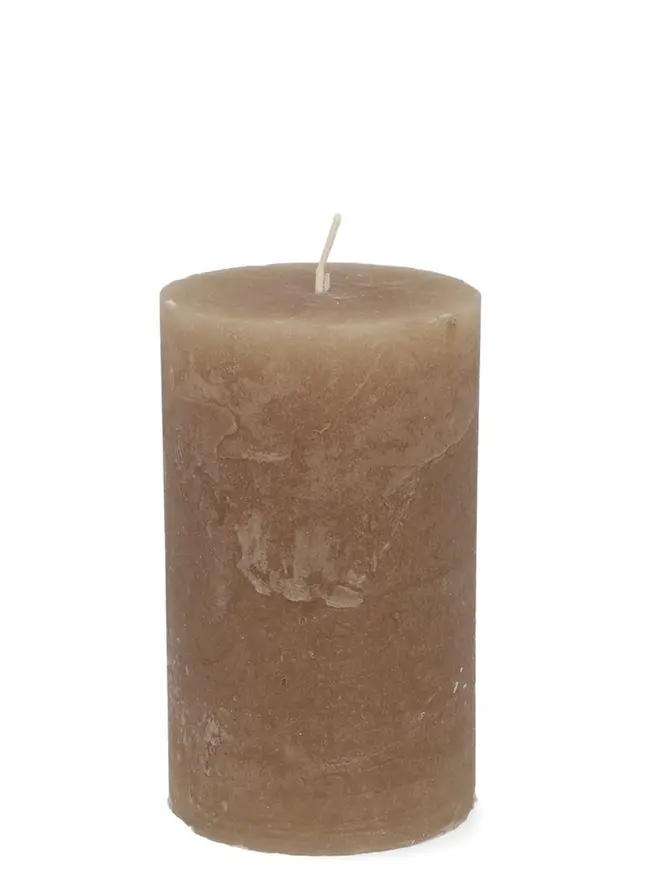 Świeca RUSTIC beżowa 7x11 cm