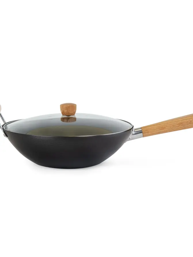 Patelnia SMILE wok z akcesoriami 35 cm