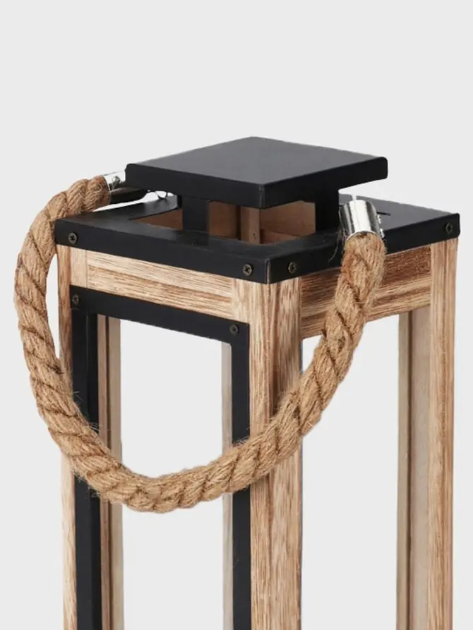 Latarnia KOPI ze sznurem 12,4x32 cm