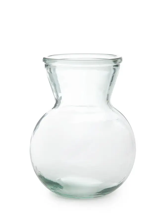 Wazon BROSA szklany transparentny 18x14 cm