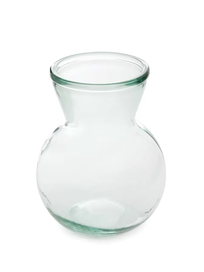 Wazon BROSA szklany transparentny 18x14 cm