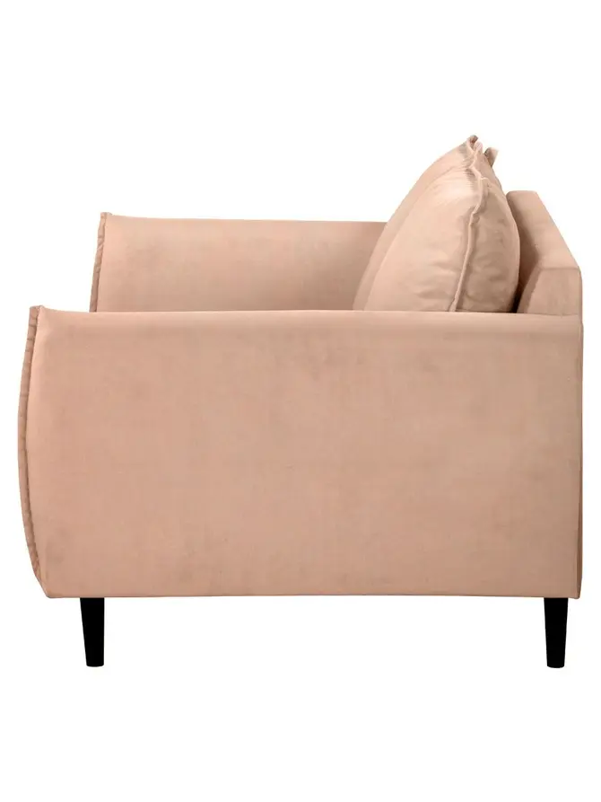 Sofa RUGG Sofa różowa 149x86x91 cm