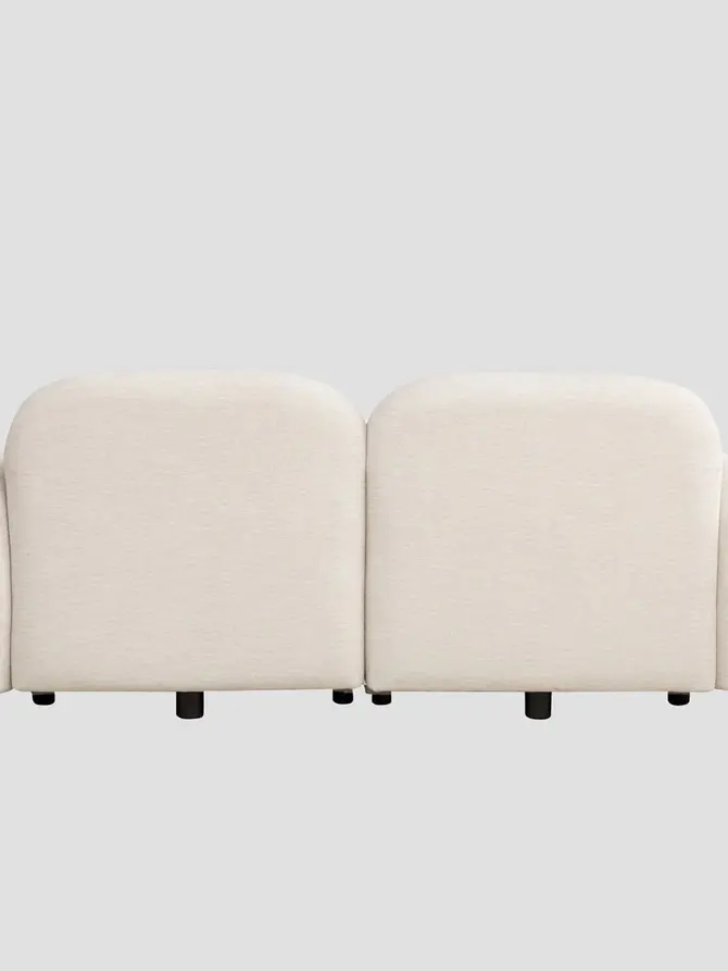 Sofa modułowa HELMI 2-osobowa ecru 184x87x73 cm