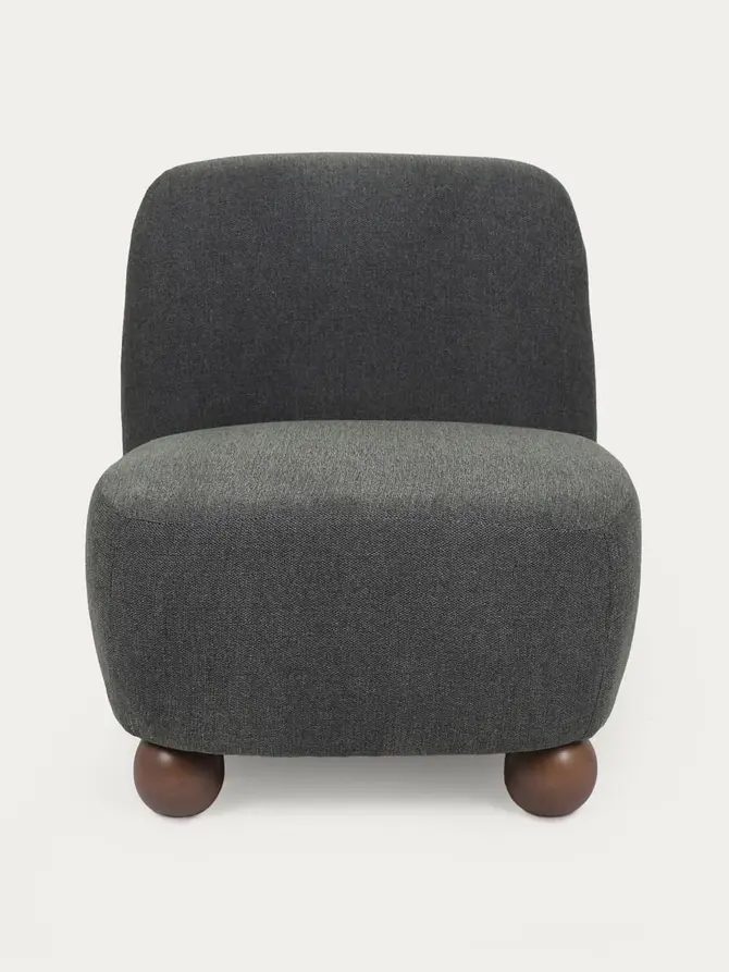 Fotel NORELLO szary 66x77x77 cm