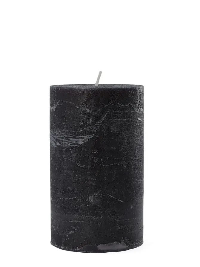 Świeca RUSTIC czarna 7x11 cm