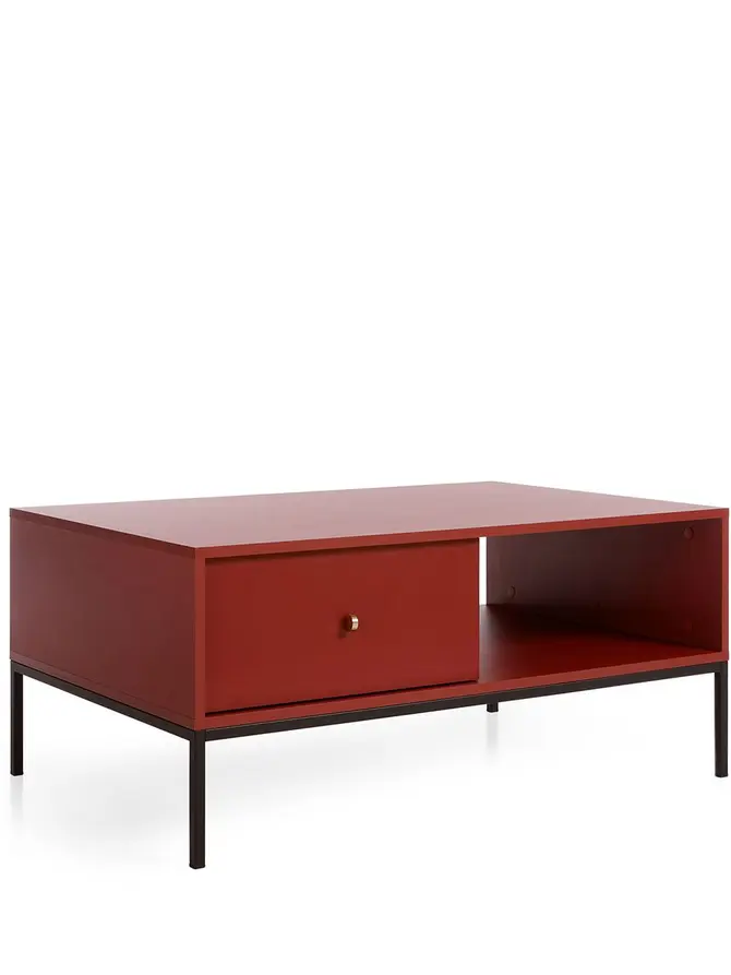 Szafka RTV MONO! bordowa 103,5x46,2x68 cm