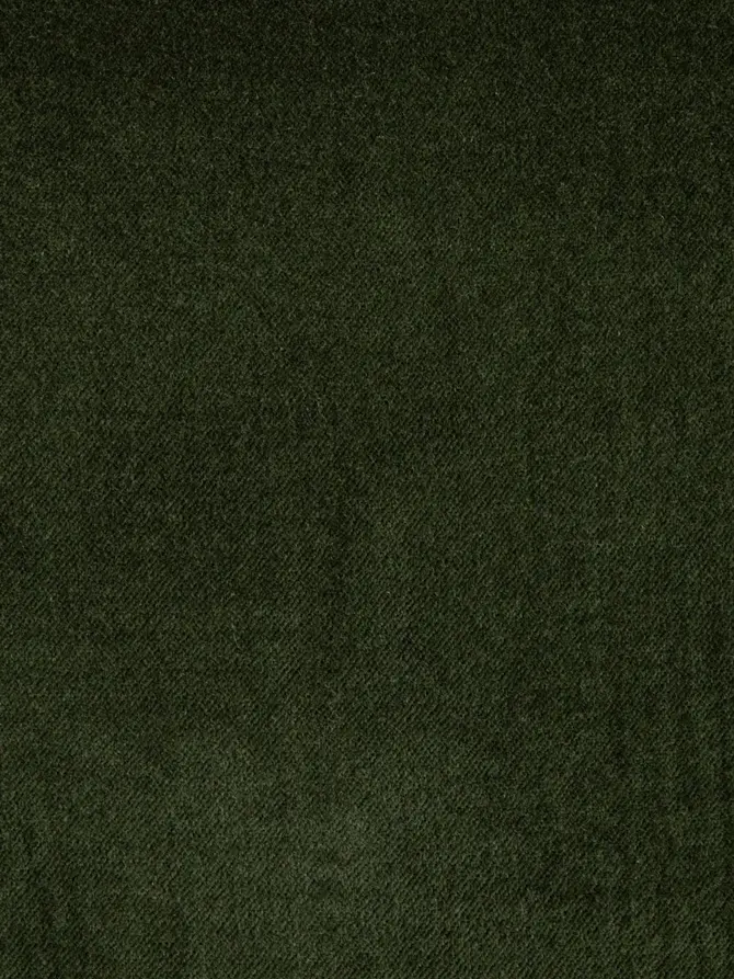 Poszewka FINA z bawełnianego aksamitu z dekoracyjną lamówką khaki 45x45 cm