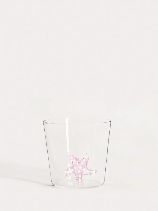 Szklanka ARTEZA z rozgwiazdą różową 0,3 l