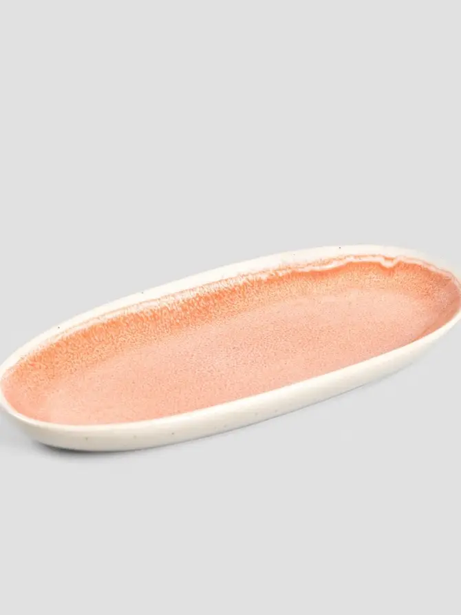 Półmisek SEDANO owalny koralowy 18 cm
