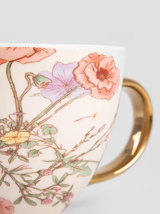 Kubek MEADOW FLOWERS ze złotym uchem 0,47 l
