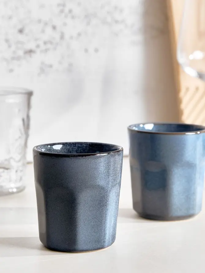 Kubek CARLA bez ucha granatowy 0,15 l