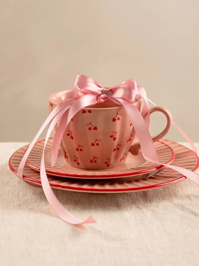 Kubek CHERISH LOVE różowy 0,25 l