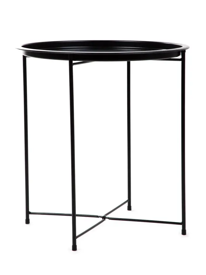 Stolik STALDIS czarny 47x47x47 cm