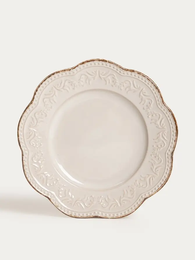Talerz SALTIS deserowy kremowy 20 cm