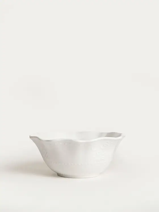 Miska VISTAL porcelanowa biała 0,45 l