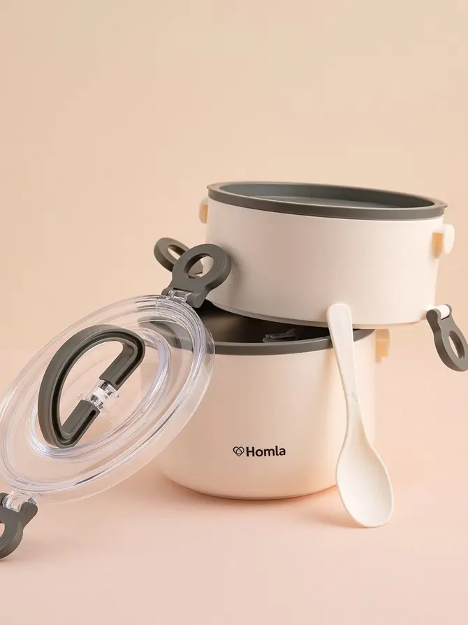 Termos LUNARE obiadowy 1 l + 0,6 l