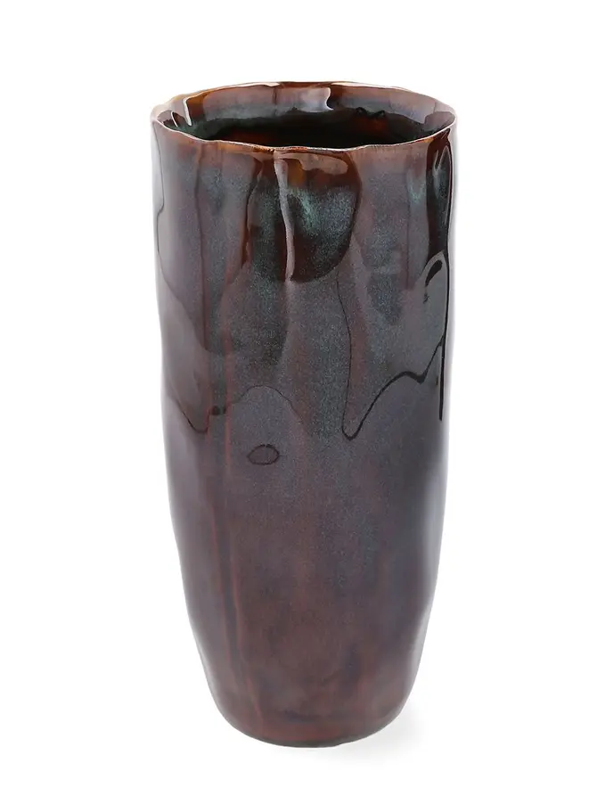 Wazon RONA ceramiczny granatowy 10x10x24 cm