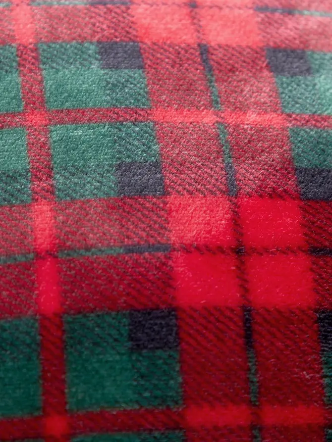Poszewka TARTAN w kratę 45x45 cm