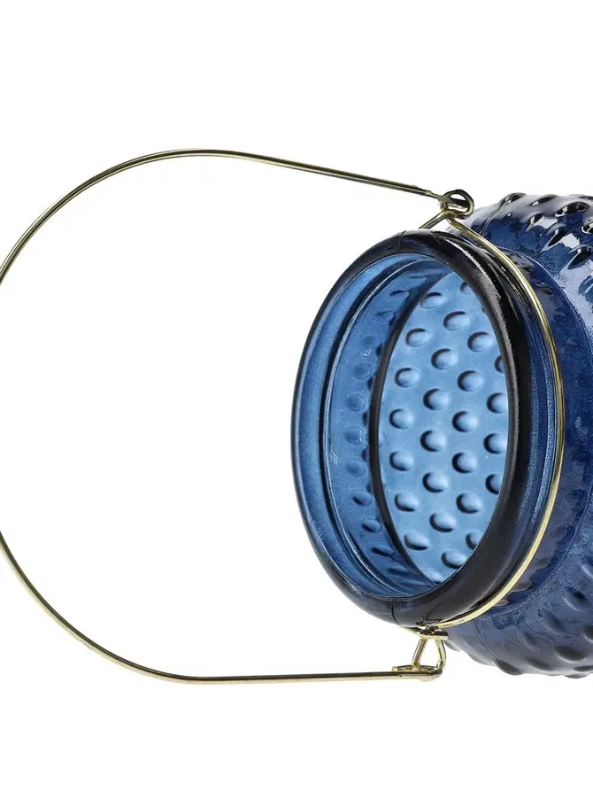 Lampion FIG granatowy 10x11 cm