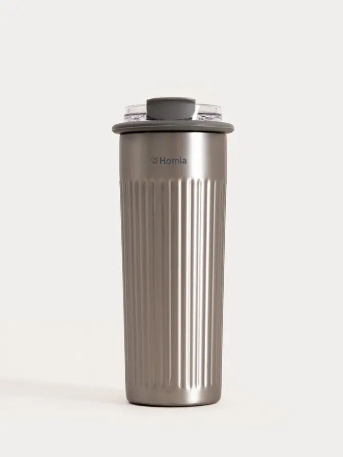 Kubek termiczny TOLEO srebrny 500 ml