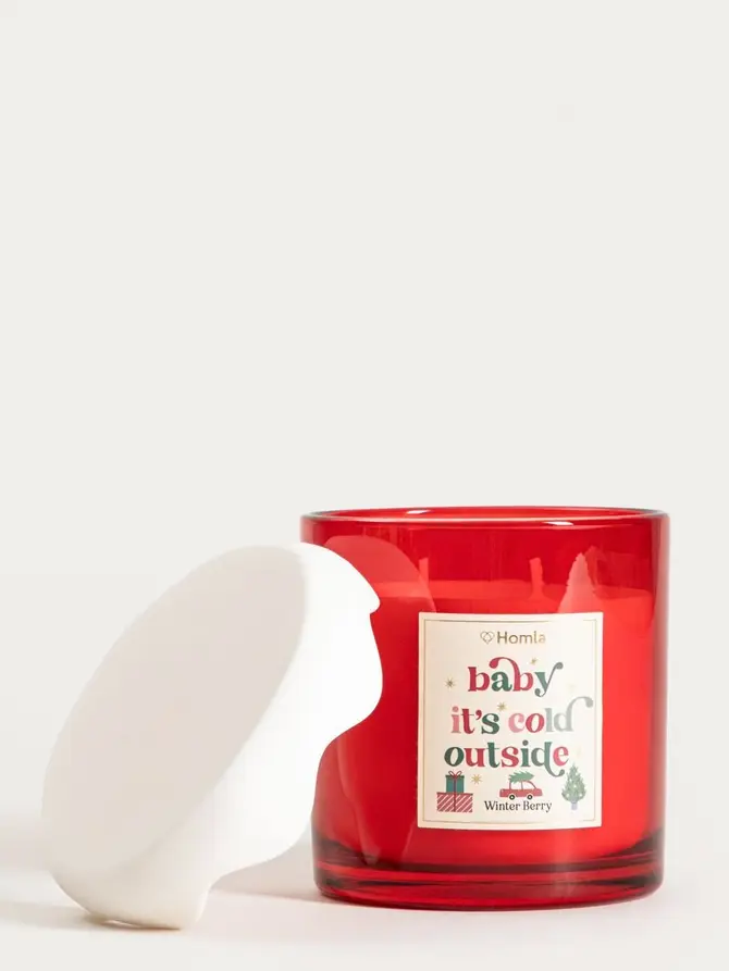 Świeca zapachowa SNOW-KISSED Winter Berry 270 g