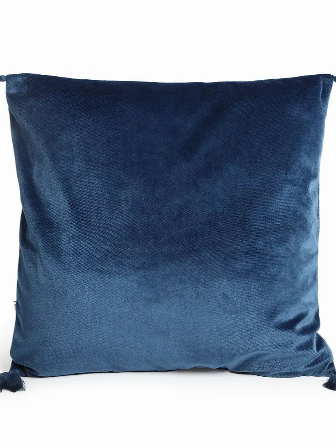 Poszewka LIRA velvetowa granatowa 45x45 cm