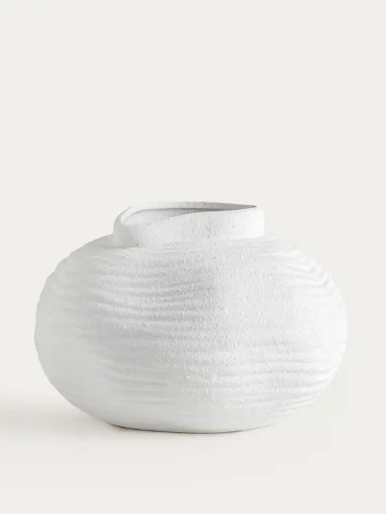 Wazon VIREO pękaty nieregularny ceramiczny 24x17 cm