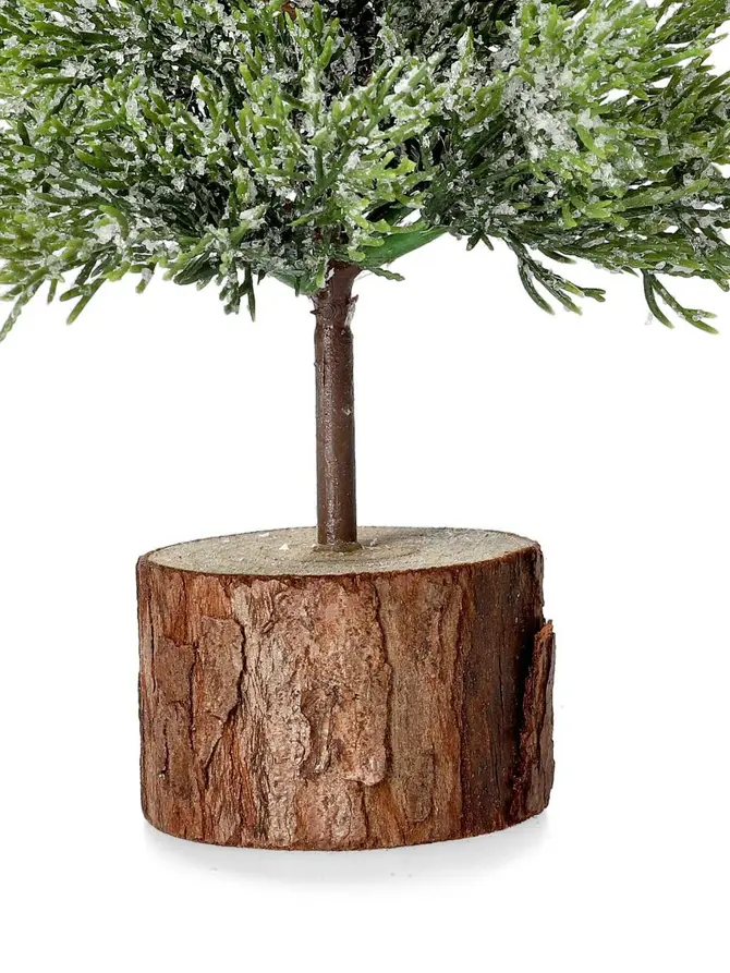 Choinka DULA oszroniona na pieńku 30 cm