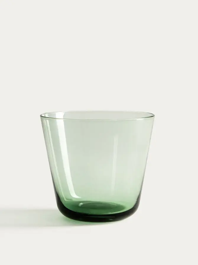 Szklanka AMBERIS zielona niska 0,26 l