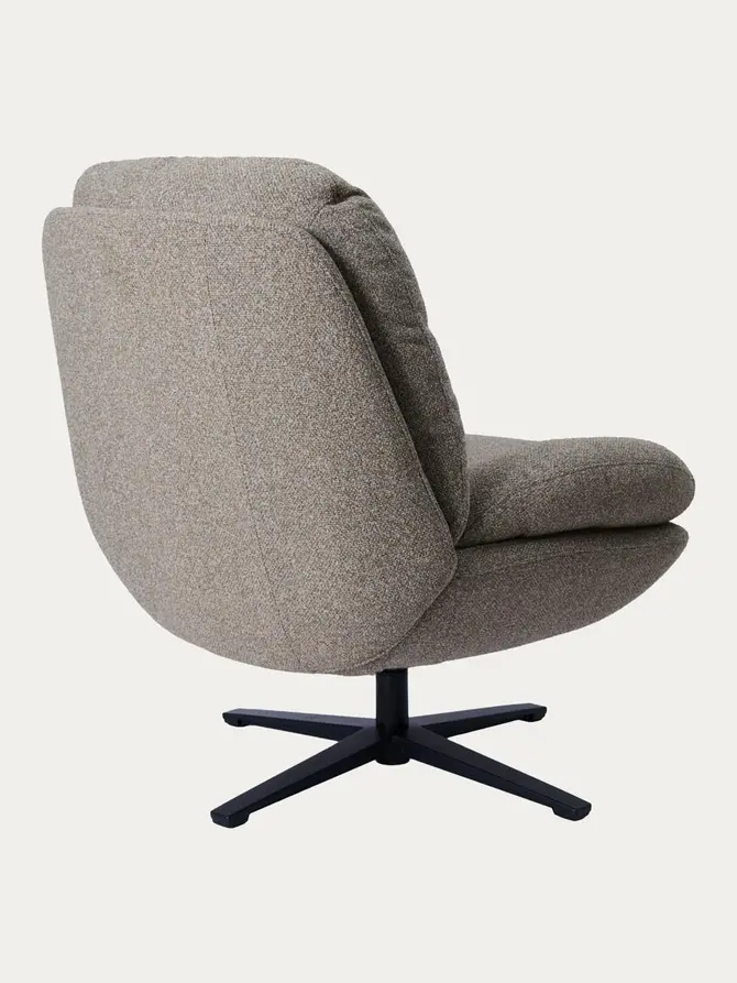 Fotel LUNARO obrotowy zielony 76x83x91 cm