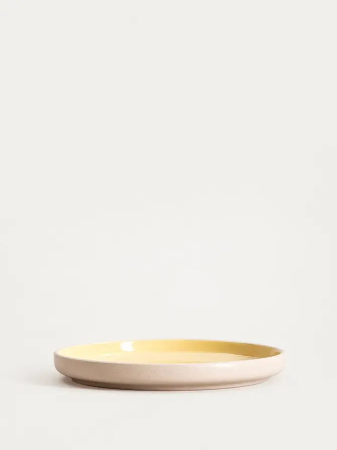 Talerz LABRA obiadowy żółty 26 cm