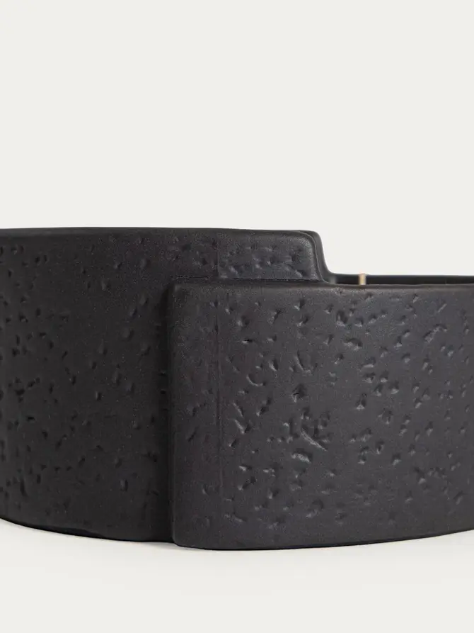 Świeca zapachowa z woskiem sojowym STONE 01 Mossy Carbon 290 g