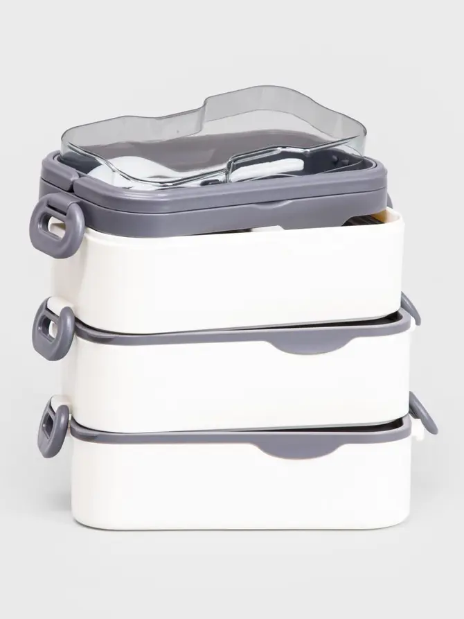Lunchbox B2 MESA trzypiętrowy 2l